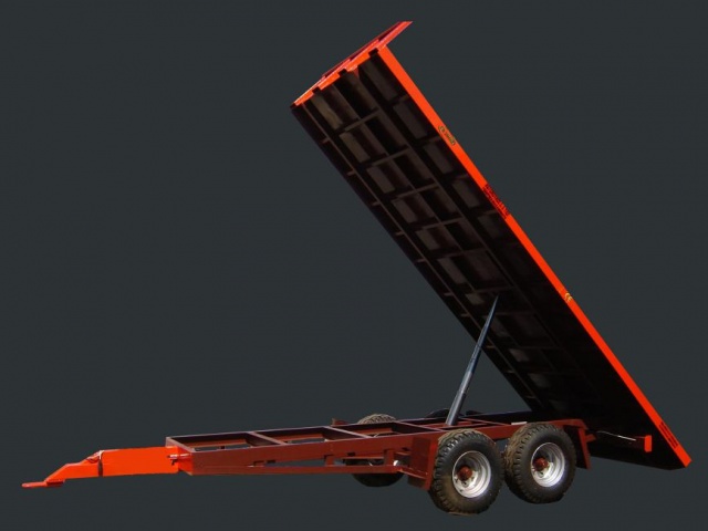 Πλατφόρμα μεταφοράς ανατρεπόμενη. Καρότσα 10t.