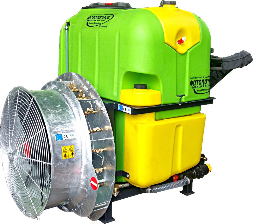 Ραντιστικό-Ψεκαστικό αναρτώμενο με τουρμπίνα 600l